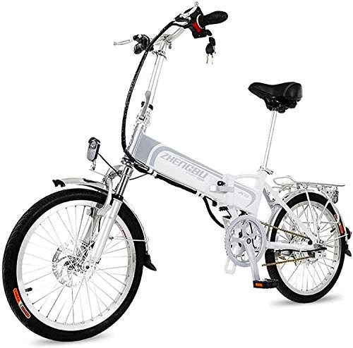 Electric Bike : MQJ Ebikes Electric Bicycle, 36V400W Motor, 14.5Ah Lithium Battery Assisted 60Km, Aluminum Alloy Frame is Foldable, Suitable for Men and Women Riding
