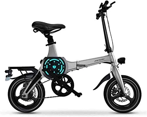 Electric Bike : MQJ Ebikes Fast Electric Bikes for Adults 14 inch Portable Folding Electric Mountain Bike for Adult with 36V Lithium-Ion Battery E-Bike 400W Powerful Motor Suitable for Adult