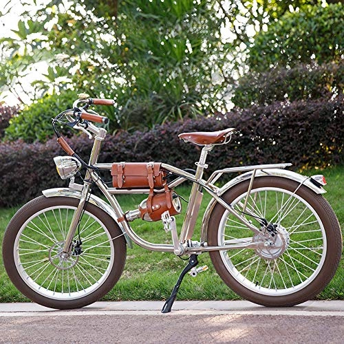 Electric Bike : MROSW Electric Bike 500W Electric Fat Bike Beach Retro Bike Cruiser Electric Bicycle Retro Electric Bike Classic Vintage Electric