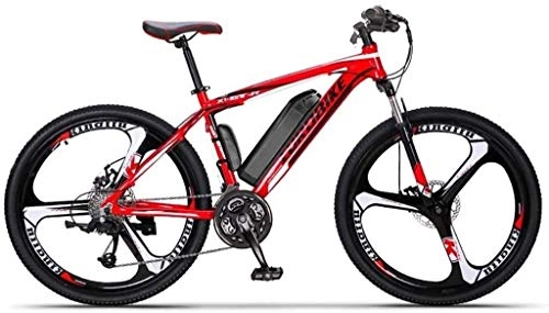 Electric Bike : MU Adult Electric Mountain Bike, 36V Lithium Battery, Aerospace Aluminum Alloy 27 Speed Electric Bicycle 26 inch Wheels, B, 60Km