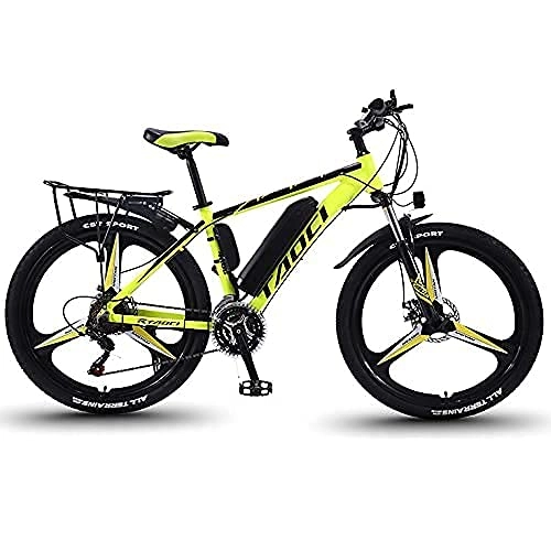 Electric Bike : Multi-purpose Adult Electric Bikes All Terrain Magnesium Alloy Ebikes Bicycles Mens Womens Mountain Bike 36V 350W Removable Lithium-Ion Battery Bicycle Ebike for Outdoor Cycling Travel Work Out Re