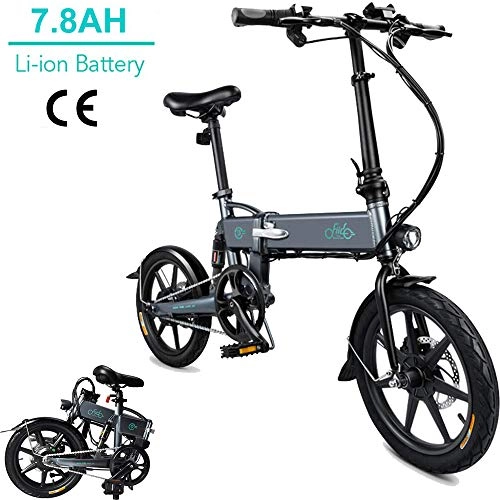 Electric Bike : OTTO OUTSTANDING ORIGINAL Electric Bike Foldable e-Bike, 36V 250W Power Motor and Removable Large Capacity 7.8Ah Lithium-Ion Battery, Three Riding Modes, Urban Commuter Bicycle for Teens and adults