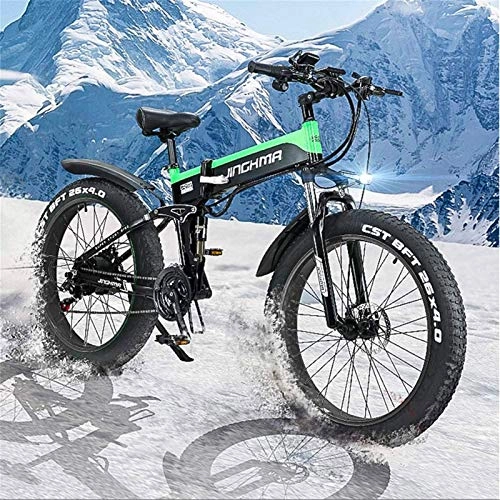 Electric Bike : PIAOLING Lightweight Electric Mountain Bike, 4.0 Snow Bike Big Fat Tire / 13AH Lithium Battery 48V500W Soft Tail Electric Bike, Equipped with LEC Screen and LED Headlights Inventory clearance