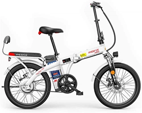 Electric Bike : PIAOLING Lightweight Folding Electric Bikes for Adults, 3 Working Modes, Max Speed 25Km / H, 48V Lithium-Ion Battery, Max Load 150KG, Eco-Friendly E-Bike for Urban Commuter Inventory clearance