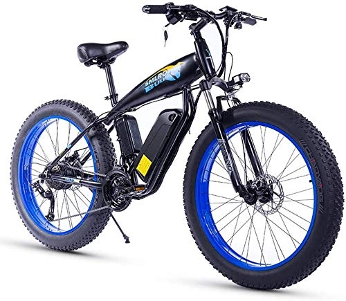 Electric Bike : PLYY 26 Inch Fat Tire 380w13ah Snow Electric Bicycle Beach Ebike Shimano 21 Speed Hydraulic Disc Brake