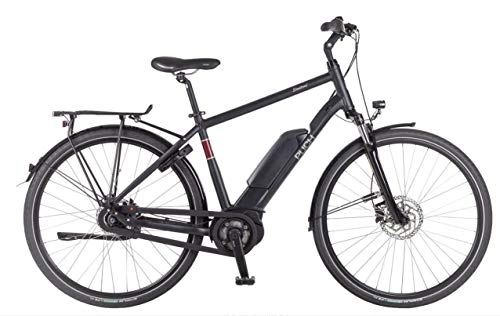 Electric Bike : Puch Stadrad E 28 Inch 50 cm Men 7SP Disc Brake Matte black