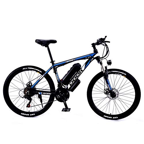 Electric Bike : QDWRF Electric Mountain Bike, 250W 26'' Electric Bicycle with Removable 36V 8AH Lithium-Ion Battery for Adults, 5 Speed Shifter