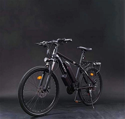 Electric Bike : RDJM Electric Bike, Adult 26 Inch Electric Mountain Bike, 36V Lithium Battery Aluminum Alloy Electric Bicycle, LCD Display Anti-Theft Device 24 speed (Color : E, Size : 8AH)