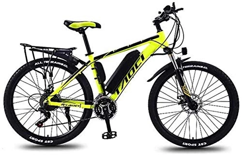 Electric Bike : RDJM Electric Bike, Adult 26 Inch Electric Mountain Bikes, 36V Lithium Battery Aluminum Alloy Frame, With Multi-Function LCD Display 5-gear Assist Electric Bicycle (Color : C, Size : 10AH)