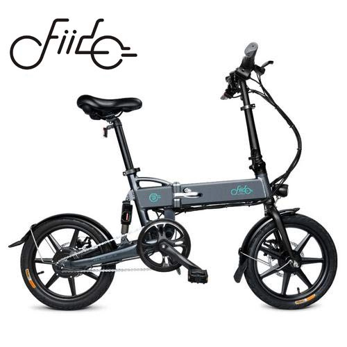 Electric Bike : shewt FIIDO D2 16in Folding Electric Bicycle-250W Motor, 25km / h, 7.8AH 30-60km Mileage With Mobile Phone Holder, 3 Work Modes