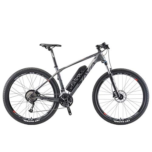 Electric Bike : Sknight Knight3.0 Carbon e Bike Montainbike, 27.5 inch carbon fiber electric bike 36V / 13Ah SAMSUNG Li-Ion battery carbon pedal-assist bike with 250W brushless motor and SHIMANO 27 Speed