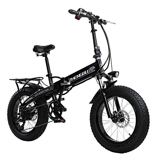 Electric Bike : SRXH Electric Mountain Bike 350W, E-Bike, 20inch Scooter Electric with LED Headlight, 10Ah Folding Electric Bicycle with Disc Brake, up to 25 km / h