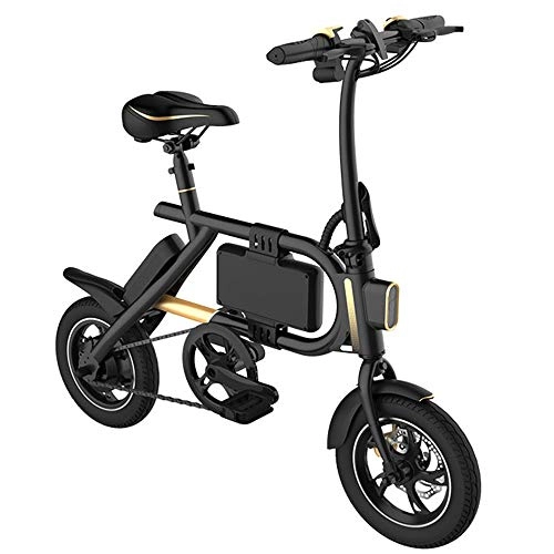 Electric Bike : StAuoPK 2020 New P1F Micro-Folding Electric Car, 36V 23.2Ah / 7.8Ah Battery 350W 12" Tire Mini Electric Bike