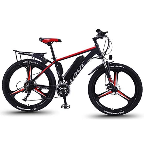 Electric Bike : SYXZ 26 Inch Electric Bike - Compact eBike For Commuting and Leisure - Rear Suspension, Pedal Assist Unisex Bicycle, 350W 36V 13AH