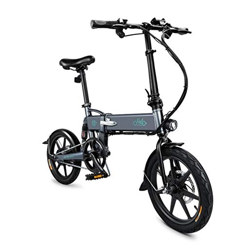 Electric Bike : Szseven Electric Mountain Bike - Citybike Commuter Bike D2 7.8 Folding Electric Bicycle Disc Folding Electric Bike, E-bike