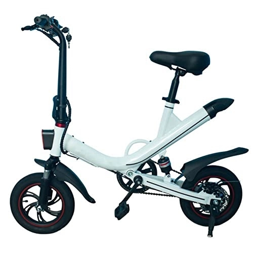 Electric Bike : TABKER Bike Warehouse Battery Motor Folding Electric Bike Tyres Bicycle Adult Ebike Aluminum Alloy Frame