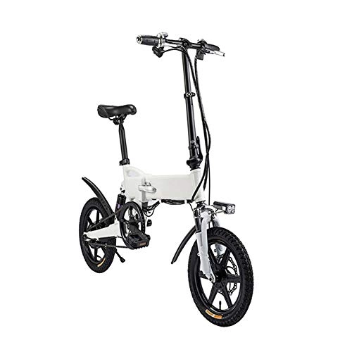 Electric Bike : TANCEQI Electric Bicycle 14 Inch Aluminum Electric Bicycle with Pedal for Adults And Teens, 16" Electric Bike with 36V / 5.2AH Lithium-Ion Battery, Maximum Load 120Kg