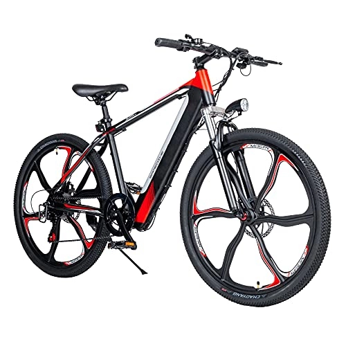 Electric Bike : TGHY Electric Mountain Bike 350W 26 inch Electric Bike for Adults 36V 8AH Battery LED Display Urban E-bike Pedal Assist Front Suspension 7-Speed Gears EU Warehouse