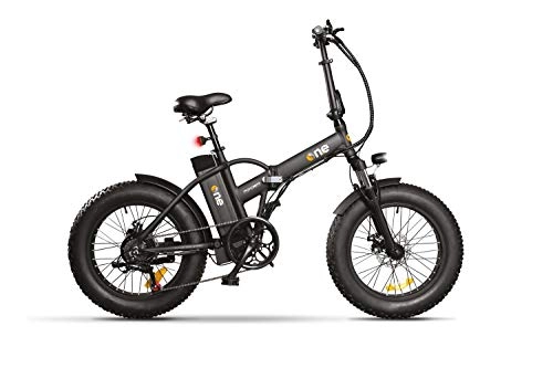 Electric Bike : THE ONE Fat Electric Bike, Unisex Adult Bike, Black