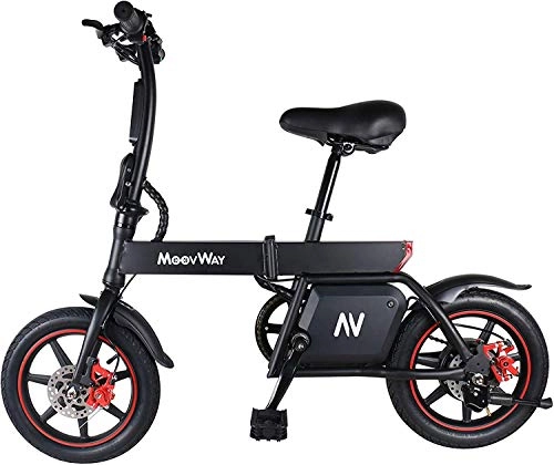 Electric Bike : TOEU Electric Bike, Urban Commuter Folding E-bike, Max Speed 25km / h, 14inch Adult Bicycle, 350W / 36V Charging Lithium Battery