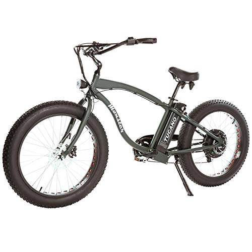 Electric Bike : Tucano Bikes Monster 26. Bicicleta elctrica 26" Motor: 1.000W-48V Frenos hidraulicos Velocidad mxima: 42 Km / h Batera: 48V 12Ah (Verde) Naked