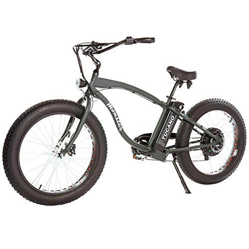Electric Bike : Tucano Bikes Monster 26. Bicicleta elctrica 26" Motor: 1.000W-48V Frenos hidraulicos Velocidad mxima: 42 Km / h Batera: 48V 12Ah (Verde) Naked ...