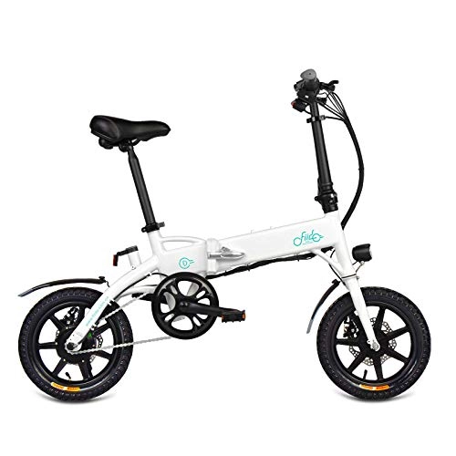 Electric Bike : Ultrey E-Bike 14 Inch Electric Folding Bike, New Electric Folding Mountain Bike, 250W, 36V 7.8Ah / 10.4Ah Rechargeable Battery, Mini Electric Bicycle