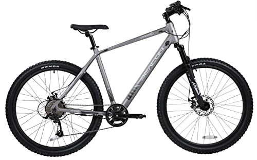 Electric Bike : Vitesse Unisex's Beacon 27.5 G DISC MTB 8SPD Lightweight Electric Bike E, Grey, 21