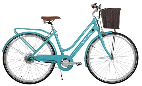 Electric Bike : Vitesse Women's Wave 700C Ladies TRAD SS Lightweight Electric Bike E, Turquiose, 18