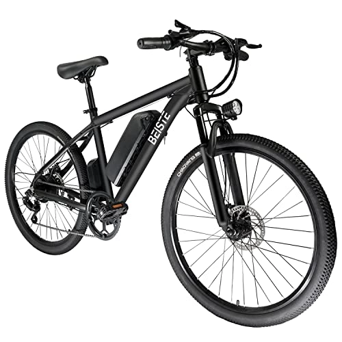 Electric Bike : Vivovill Electric bicycle for Adult, 26''*1.9 Rubber tire Electric Mountain Bike with 48V / 10Ah Removable Lithium-Ion Battery 21 Speed Shifter, 350W Motor with Ip56 Waterproof Commute Ebike