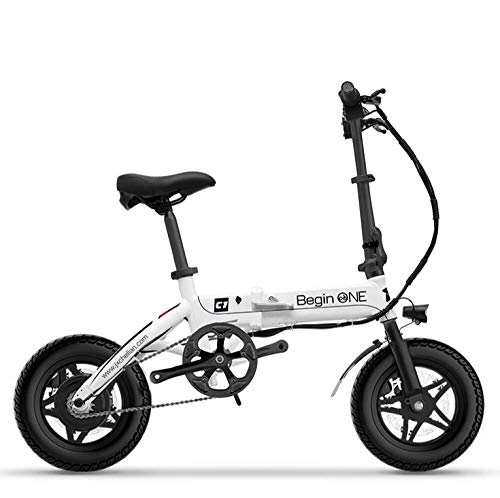 Electric Bike : WXJWPZ Folding Electric Bike 12inch Mini Electric Bike Folding Frame Electric Bicycle Folding Mini Adult Female Ultra-light Small