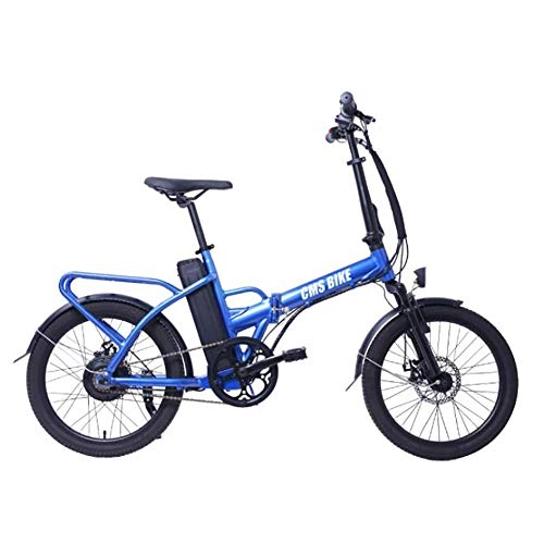 Electric Bike : WXX 250W Foldable Electric Bicycle20 Inch 36V with 10Ah Removablelithium Batterydouble Disc Brakewomen Smallaluminum Alloy Battery Car