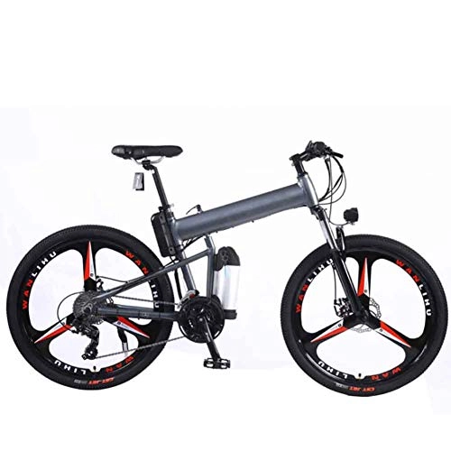 Electric Bike : xfy-01 Mens Mountain Bike, Electronic Bike, 26 Inches Electric Bike Foldable E-Bike, for Outdoor Cycling Travel Work Out