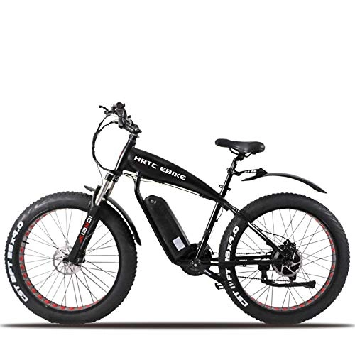 Electric Bike : xianhongdaye 26 inch electric mountain bike 36V8AH lithium battery 250W high speed motor big tire electric bike front and rear disc brakes are safe and reliable-black