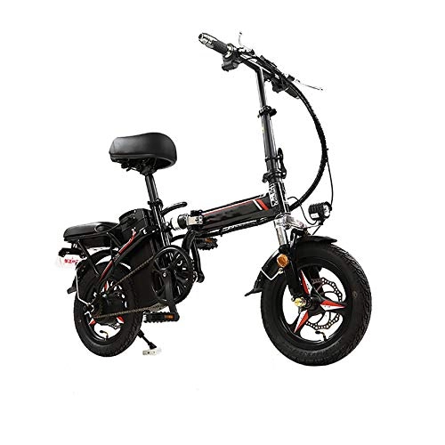Electric Bike : XXZ Electric Bike, Urban Commuter Folding E-bike, Max Speed 25km / h, 14inch Adult Bicycle, 350W / 48V 8A Charging Lithium Battery