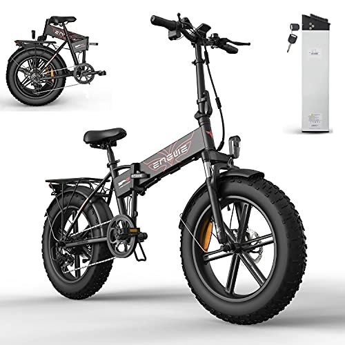 Electric Bike : YIN QM (2pcs battery) Electric bike 20 * 4.0inch 750W Powerful Motor electric Bicycle 48V12.8A Mountain Fat tire bike Snow ebike, Black, 2pcs battery