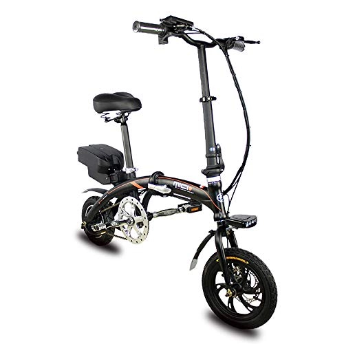 Electric Bike : YLFGSLEP Electric Scooter 36V 7.8Ah Battery 250W High Power Motor Top Speed 25Km / H Portable Folding Electric Bicycle Mini Power Battery Car Mileage Up To 20-30Km