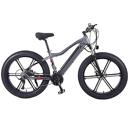 Electric Bike : YUNLILI Multi-purpose Electric Bike Mountain Bicycle Adult City E-Bike 26 Inch Light Portable 350W High Speed Electric Mountain Bike Three Working Modes for Mens Women's Teenager Travel Outdoor Black