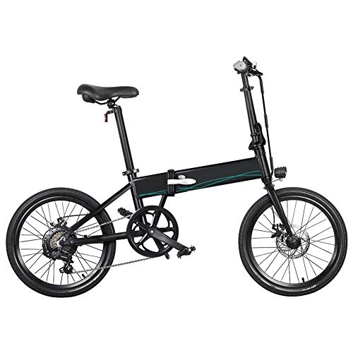 Electric Bike : YZCH Electric Bike for Adults Folding Bicycle 10.4Ah 36V 250W 20 Inches Folding Moped Bicycle 25km / h Top Speed 80KM Mileage Range Electric Bike