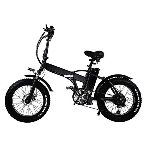 Electric Bike : ZDJ Electric Bicycle, Foldable 250W Motor Speed Up To 45Km / H LCD Display Maximum Load 150Kg for Adult City Commute for Adult White Collar Short Trip (48 V)