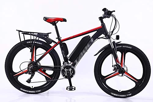 Electric Bike : ZHONGXIN Bike Mountain Bike Electric Bike, 26'' City Bike Lightweight, Both Disc Brake, 27 Speed Shifter (36V 13AH / endurance 90km, B1)