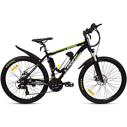 Electric Bike : Zipper Z6 21-SPEED ULTIMATE EDITION ELECTRIC MOUNTAIN BIKE 26" - BLACK