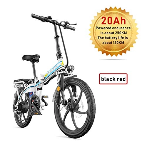 Electric Bike : ZJGZDCP E-bike Bike Bicycle Lightweight Hybrid Moped Sports Travel Commuting City Mountain Bicycle Fat Tire Folding Adults Men Male Female Young Person Removable Large Capacity Lithium-ion Battery