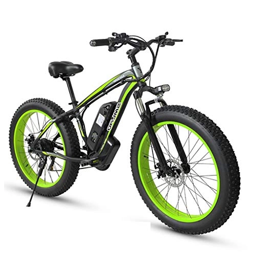 Electric Bike : ZJGZDCP Electric Bikes for Adult Mens Mountain Bike Magnesium Alloy Ebikes Bicycles All Terrain 26" 48V 1000W Removable Lithium-Ion Battery Bicycle Ebike for Outdoor Cycling Travel Work Out