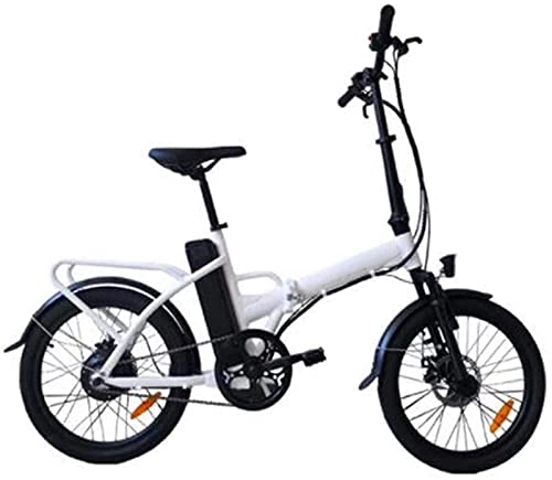 Electric Bike : ZJZ 20 inch Electric Bikes, 36V10.4A Removable lithium battery Folding Bicycle 250W Motor Double Disc Brake City Bike Men Women