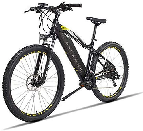 Electric Bike : ZJZ 27.5 Inch 48V Mountain Electric Bikes for Adult 400W Urban Commuting Electric Bicycle Removable Lithium Battery, 21-Speed Gear Shifts