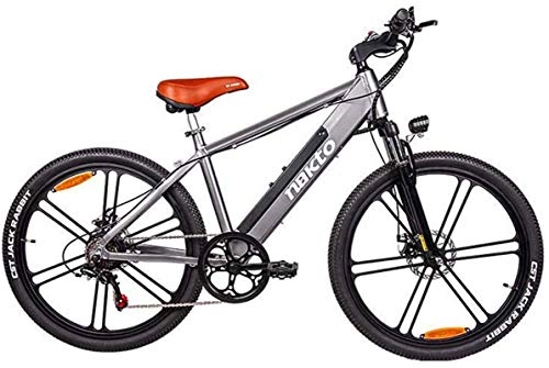 Electric Bike : ZJZ Adult 26 Inch The New Upgrade Electric Mountain Bikes, Aluminum Alloy Electric Bicycle, 48V Lithium Battery / LCD Display / 6 Gears Electric Power Assist