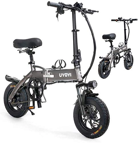 Electric Bike : ZJZ Bikes, Folding Electric Bike for Adults, 48V 250W Mountain E-Bikes, Lightweight Aluminum Alloy Frame And LED Display Electric Bicycle Commute E-Bike, Three Modes Riding