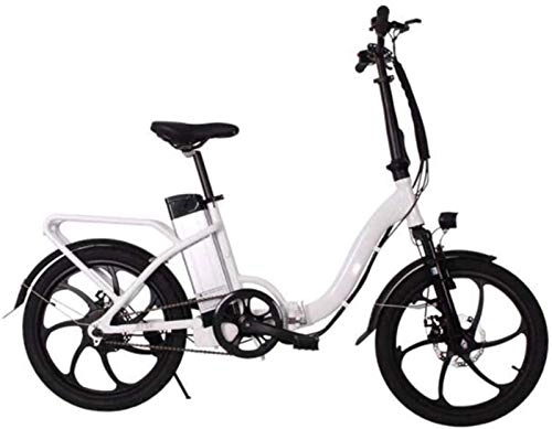 Electric Bike : ZJZ Electric Bikes, Folding Bicycle 250W Motor Removable lithium battery City Bike Adult Outdoor Cycling