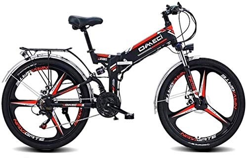 Electric Bike : ZJZ Fast Electric Bikes for Adults 26" Electric Mountain Bike, Adult Electric Bicycle / Commute bike with 300W Motor, 48V 10Ah Battery, Professional 21 Speed Transmission Gears
